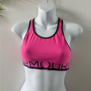 Under Armour Pink Sports Bra Moisture-Wicking Racerback Size XS